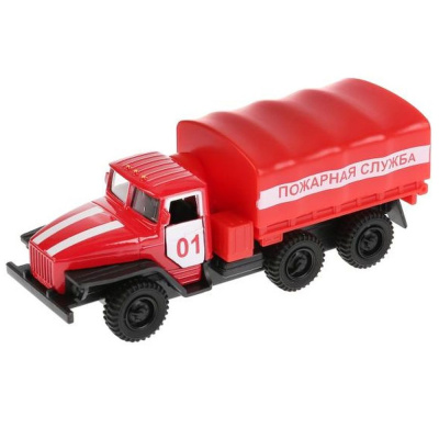 Машинка металлическая Урал Пожарная Технопарк SB-15-35-T11-WB 1